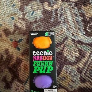 Teenie Needoh Funky Pup Pack - Orange, Pink & Purple